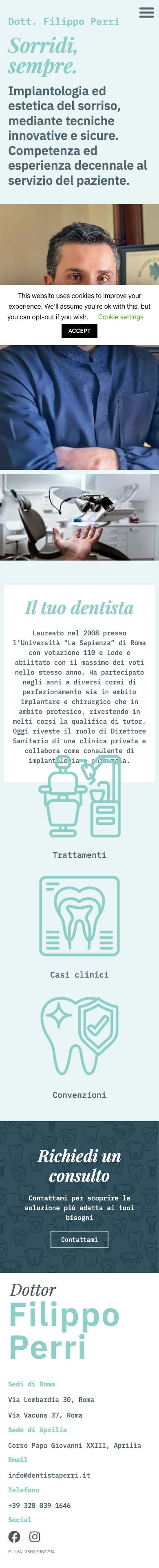 Il sito di oggi su smartphone