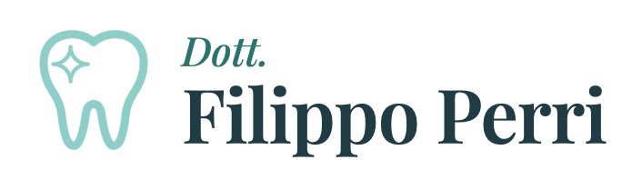 Il dente del sito e il nome «Dott. Filippo Perri» in Playfair Display